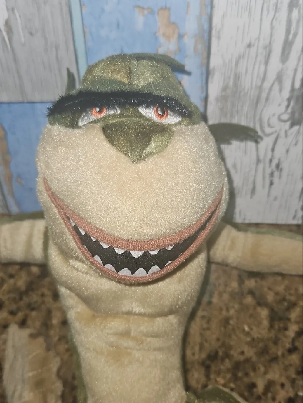 Monsters Vs Aliens missing Link Swamp Thing Plush Green Dreamworks 2009